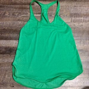 Lululemon 105 F Singlet Heathered Green Bean